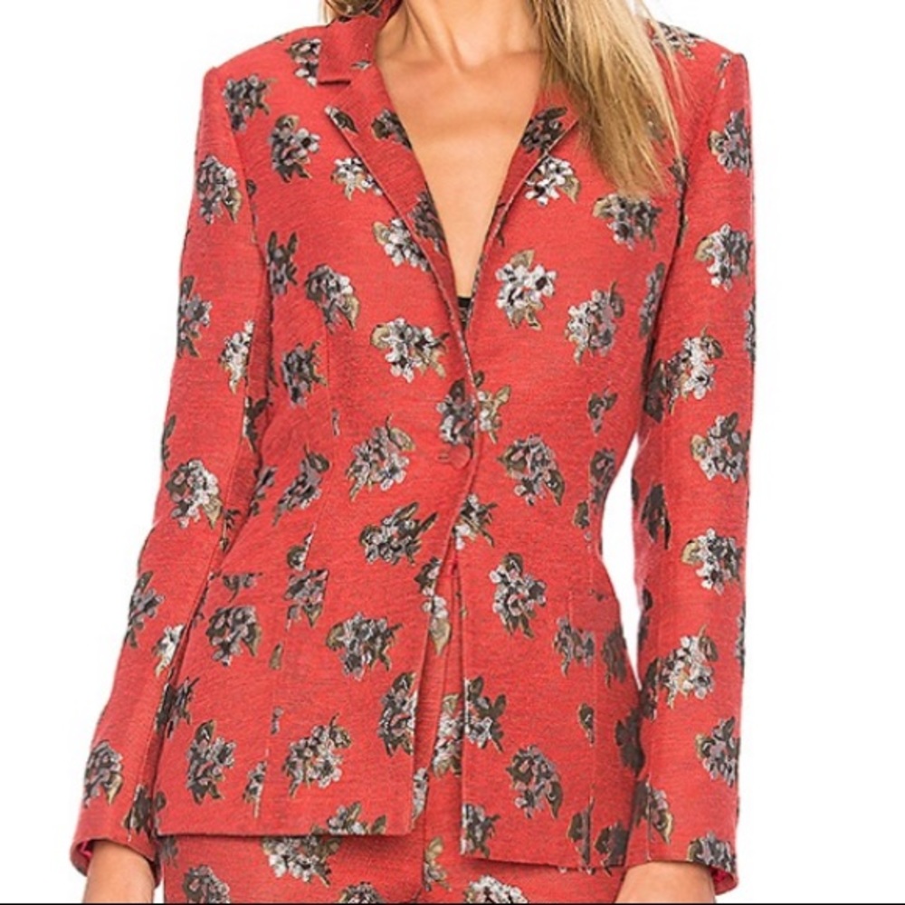 House of Harlow red floral coat/blazer